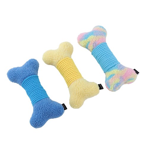 DOGGO ROPED-UP PLUSH BONE