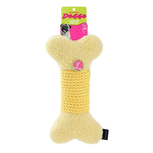 DOGGO ROPED-UP PLUSH BONE