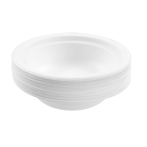 ECO SUGARCANE SIDE BOWL WHITE