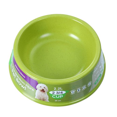 BAMBOO FIBRE PET BOWL 2.2L