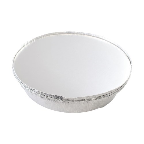 FOIL CONTAINER W/LID ROUND