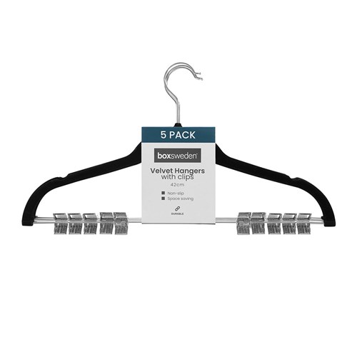 HANGIT VELVET HANGER 5PK
