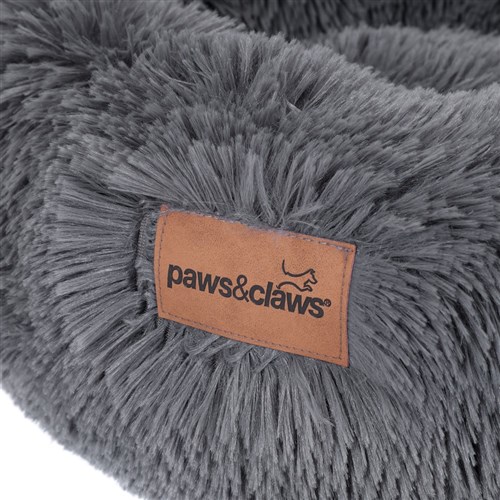 CALMING PLUSH BED GREY SMALL