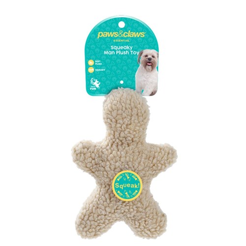SQUEAKY SHERPA PLUSH MAN &