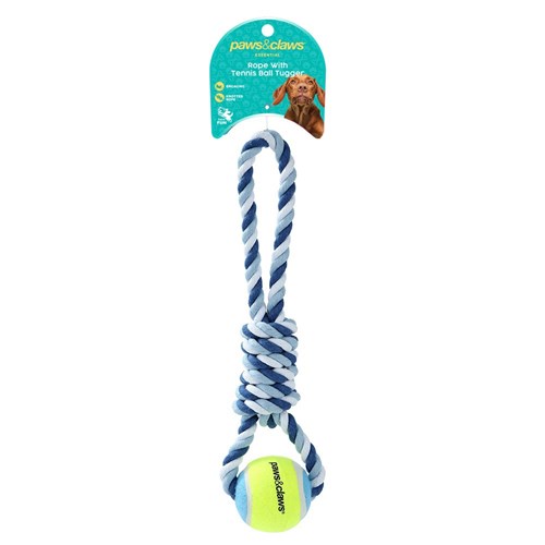 ROPE & TENNIS BALL TUGGER
