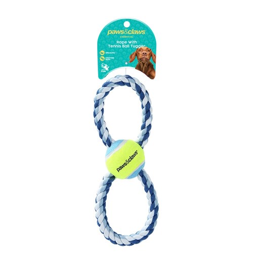 ROPE & TENNIS BALL TUGGER