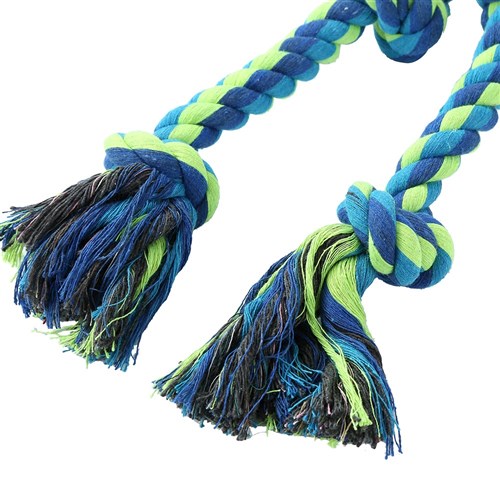 TWIN KNOTTED ROPE TUGGER TOY