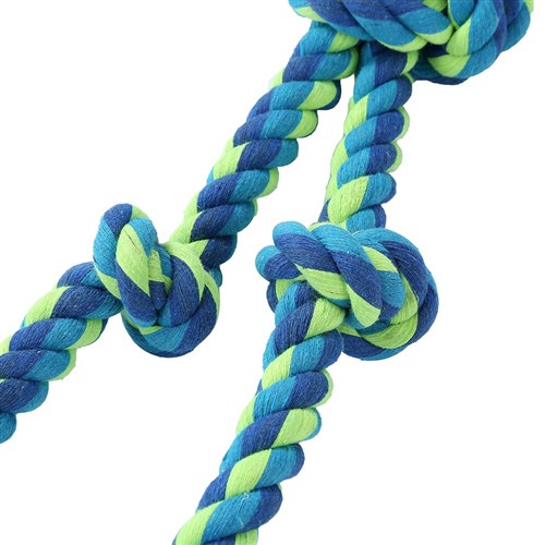 TWIN KNOTTED ROPE TUGGER TOY