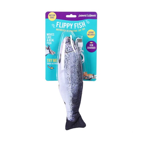 FLIPPY FISH CAT TOY