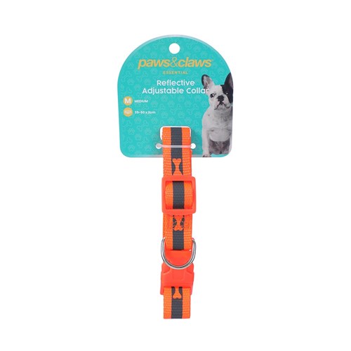 REFLECTIVE COLLAR W/ BONE