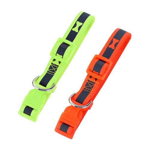 REFLECTIVE COLLAR W/ BONE