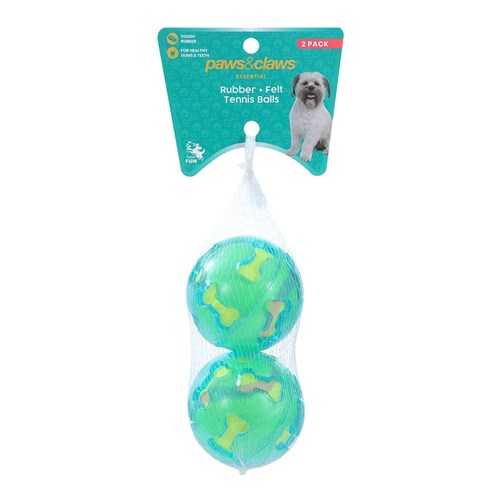 TPR & FELT BALL PET TOYS