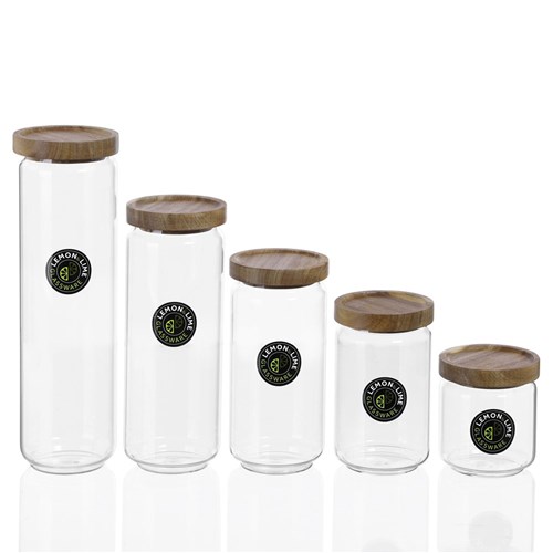 WOODEND GLASS CANISTER 1.4L