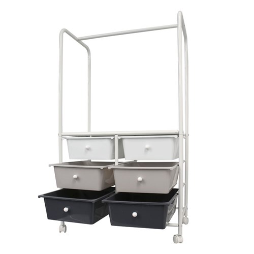 METAL TROLLEY 6 DRAWER