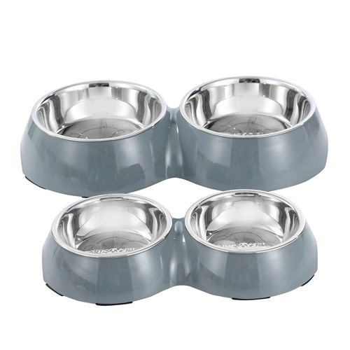MELAMINE DOUBLE PET BOWL