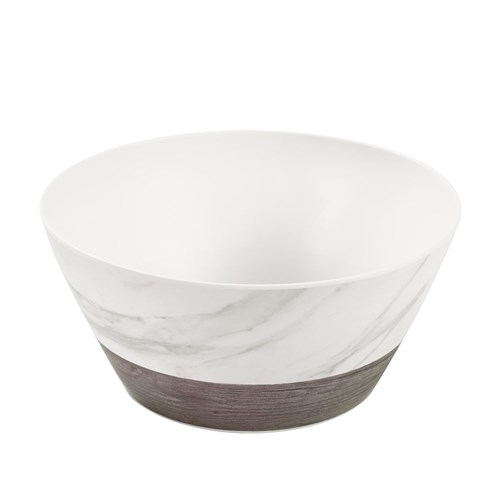 MATTE MELAMINE SALAD BOWL 25CM