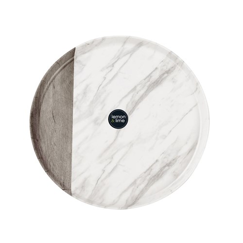 MATTE MELAMINE ROUND PLATTER