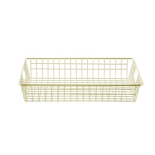 WIRE GOLD STORAGE BASKET
