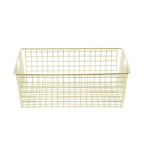 WIRE GOLD STORAGE BASKET