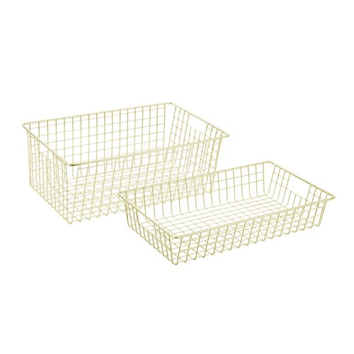 WIRE GOLD STORAGE BASKET
